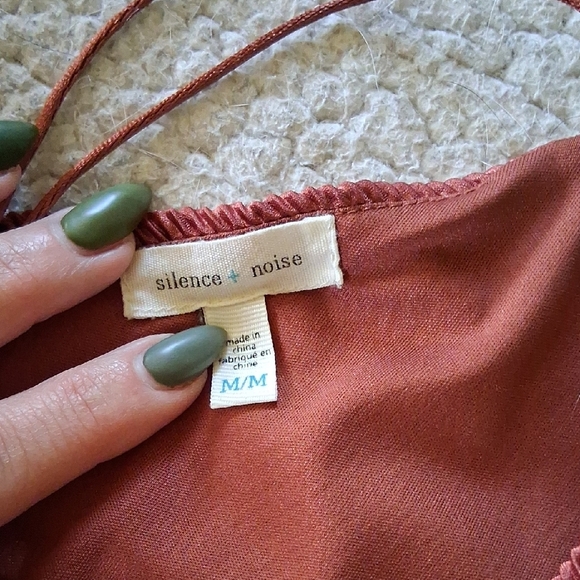 Silence + Noise Terracotta Sleeveless Romper - Picture 2 of 6